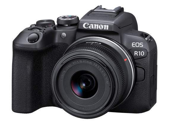 Canon EOS R10 Mirrorless Camera with RF-S 18-45mm IS STM Kit Rental - R450 P/Day