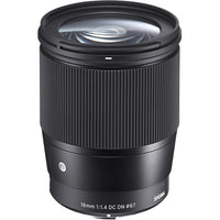 Sigma 16mm f/1.4 DC DN Contemporary Lens for Sony E Rental - R220 P/Day