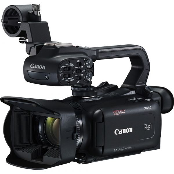 Canon XA40 Professional UHD 4K Camcorder Rental - R700 P/Day