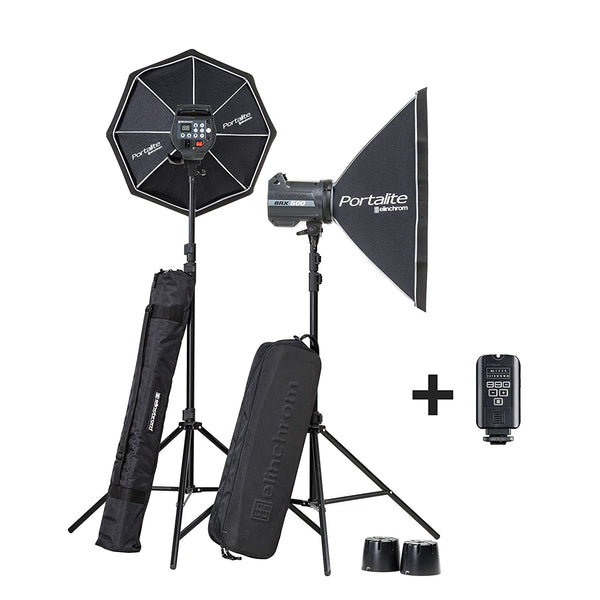 Elinchrom BRX 500/500 Softbox To-Go Studio Lighting Kit Rental - R1 500 P/Day | JHB ONLY