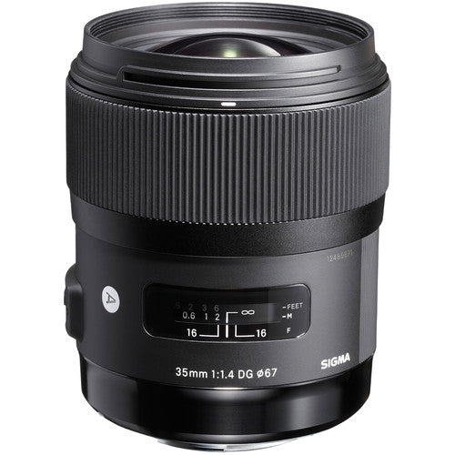 Sigma 35mm f/1.4 DG HSM Art Lens for Canon EF Rental - From R350 P/Day