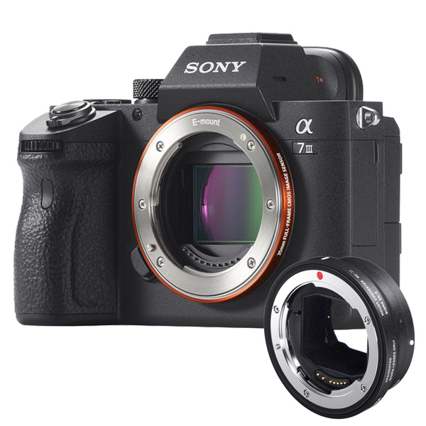 Sony Alpha A7 III Mirrorless Camera Body + Sigma MC-11 Rental - R700 P/Day