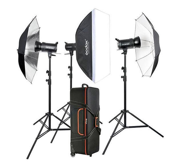 Godox SK300II 3-Light Studio Flash Kit Rental - R650 P/Day | JHB ONLY